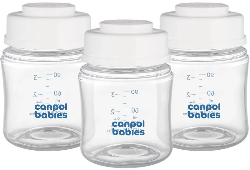 Canpol babies Bottle Set Flasche zum Aufbewahren von Muttermilch 0 m+ 3x120 ml
