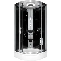 AcquaVapore Dampfdusche Dusche Duschkabine D58-53T2 Duschtempel Sauna 90x90 cm
