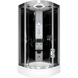 AcquaVapore Dampfdusche Dusche Duschkabine D58-53T2 Duschtempel Sauna 90x90 cm