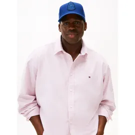 Tommy Hilfiger Big & Tall Langarmhemd gestreift Weiß 5XL