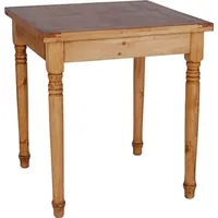 MiaMöbel Mexico Esstisch 70x70cm Massivholz Pinie Mexiko Möbel Mexikanisch