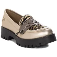 Damen Leder Mokassinschuhe Maciejka 06195-25 Goldene 40 - Braun/Schwarz/Beige - 40