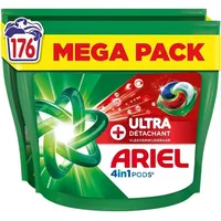 Ariel 4in1 Waschmittel-Pods Ultra Fleckenentferner - 176 Stück (2x88)