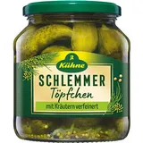 Kühne Gemüsekonserve, Kühne Schlemmertöpfchen Cornichons mit Käutern verfeinert 580ml