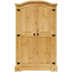 vidaXL Kleiderschrank Mexiko-Stil Kiefernholz 2 Türen
