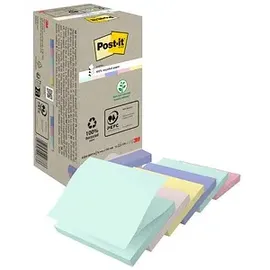 Post-it Post-it® Recycling Z-Notes Haftnotizen farbsortiert, 16 Blöcke