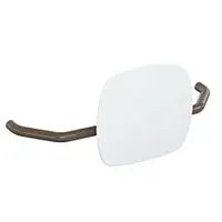 Hewi 801 Rückenstütze 801.51.907184 Wandabstand 230mm, Lehne signalweiß, umbra