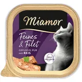 Miamor Feines & Filet Geflügel Pur & Reis 32 x 100 g