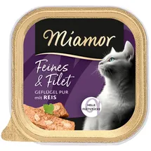 Miamor Feines & Filet Geflügel Pur & Reis 32 x 100 g
