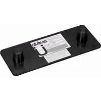 Alutruss DECOLOCK DQ2-BPMS Bodenplatte sw, Montage Lichttechnik, Schwarz