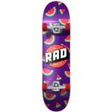 RAD Unisex – Erwachsene Watermelon Skateboard Komplettboard, Lila, 7.75"