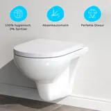 AM.PM CTA1700SC Wand-WC mit WC-Sitz Weiß