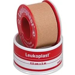Heftpflaster, 5m x 2,5cm, hautfarben, 1009202, reißbar, Spule m. Schutz