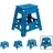 ARREGUI Klapphocker Kunststoff 39 x 39 x 39 cm Blau