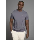 delmao Rundhalsshirt grau XXL