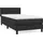 vidaXL Boxspringbett 100 x 200 cm Schwarz
