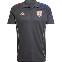 adidas Olympique Lyon Competition Poloshirt 2025/26 Herren JL9469 - carbon/hazy beige M