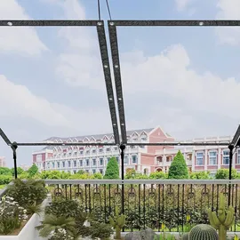 Woltu Abdeckplane 2 x 3 m Transparent