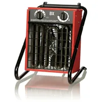 VEAB Heat Tech VEAB BX 3E Heizlüfter, 3kW, rot