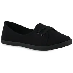 Damen Sportliche Ballerinas in Schwarz