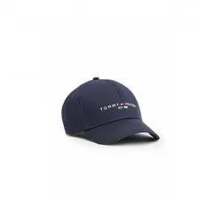 Tommy Hilfiger für Herren. AM0AM07352 Mütze TH Etablierte Marine (OSFA), Lässig, Bio-Baumwolle, Nachhaltig