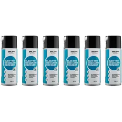 TESLANOL 26018 Elektro-Mechanik-Reinigerspray, 400 ml, 6 Stück