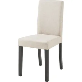 [en.casa] Esszimmerstuhl Hamburg 2er Set Textil Beige