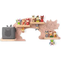 Tonies Kinderregal Hinter dem Regenbogen 64 x 25 x 1,6 cm Buche rosa