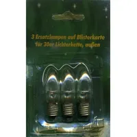 Nipach GmbH Ersatzlampen 3er 8V/1,5W für 30er Aussenlichterkette XA11962