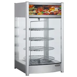 CombiSteel Rotierende Wärmevitrine 97l