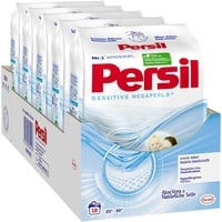 Persil Sensitive Megaperls (90 Waschladungen), ECARF-zertifiziertes Sensitive Waschmittel, duftet nach Aloe Vera & natürlicher Seife, (5er pack)