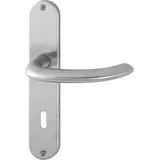 HOPPE Langschildgarnitur Mar.E1138Z/302 VA F69 OB 72mm DIN L/R