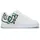 DC Shoes "Court Graffik", Damen, Gr. 9(42), liquid fuego weiß, Obermaterial: Leder (Kuh) / Futter: Textil / Außensohle: Gummi., Schuhe Schnürschuh