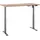 Stella Trading Xora Schreibtisch Sonoma Eiche Holzwerkstoff, Kufe, 77x75-118x160 cm, höhenverstellbar, Kabeldurchlass, Memoryschalter, Arbeitszimmer, Schreibtische, Bürotische