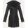 Hollert German Leather Fashion Lammfellmantel - KATE - Größe: M | Farbe: Schwarz - Schwarz - M