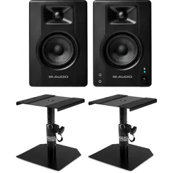 M-Audio BX3BT Studio Monitore Stativ Set