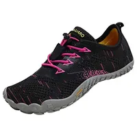 SAGUARO Unisex Barfußschuhe Atmungsaktiv Leichte Fitnessschuhe Breiter Zehenbox