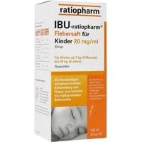 Ratiopharm IBU-ratiopharm Fiebersaft für Kinder 20 mg/ml
