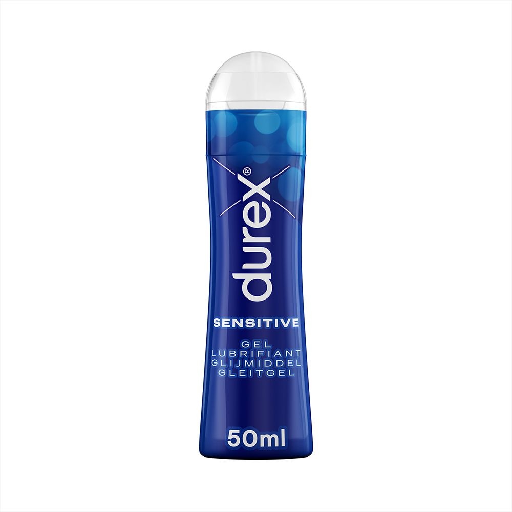 Durex Gel Lubrifiant Sexuel Sensitive - Lubrifiant intime à base d'eau - 50ml 50 ml lubrifiant(s)