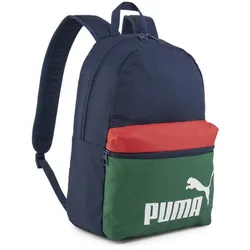 PUMA Phase Colorblock Rucksack 01 - club navy/vine/for all time red
