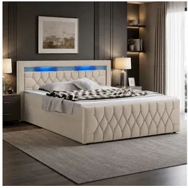 Juskys Leona 140 x 200 cm H4 Beige