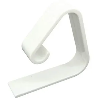 Fackelmann Tischtuchklammer, Kunststoff, weiß und transparent-Nicht frei wählbar, 5, 5 cm