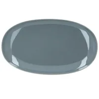 BLOMUS RO Servierplatte 20x35 cm Porzellan sharkskin