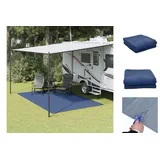 vidaXL Campingteppich Blau 4x2,5 m