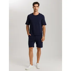 Hanro Pyjamashorts Natural Living Blau L