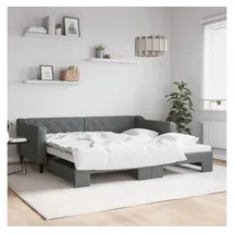 vidaXL Tagesbett 100 x 200 cm Dunkelgrau