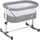 BabyGO Vivaldi Beistellbett grey