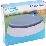 Summer Waves Pool Cover Abdeckplane rund 366 cm Poolplane - Blau