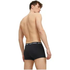 JACK & JONES Solid Boxershorts 10 Einheiten Black / Detail Black / Black S
