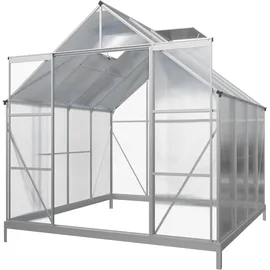 Konifera Gewächshaus Alu Silber HKP 4 mm 6,00 m2
